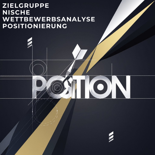 Logo für Positionierung, Nische, Wettbewerbsanalyse